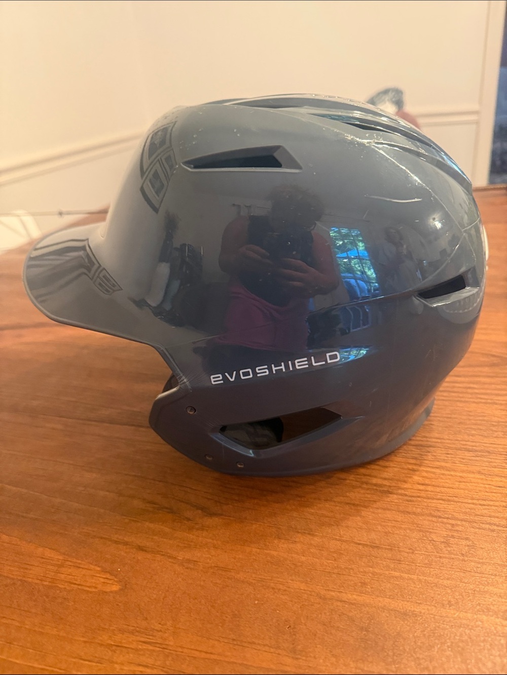 EvoShield Youth Batting Helmet in Gloss Navy